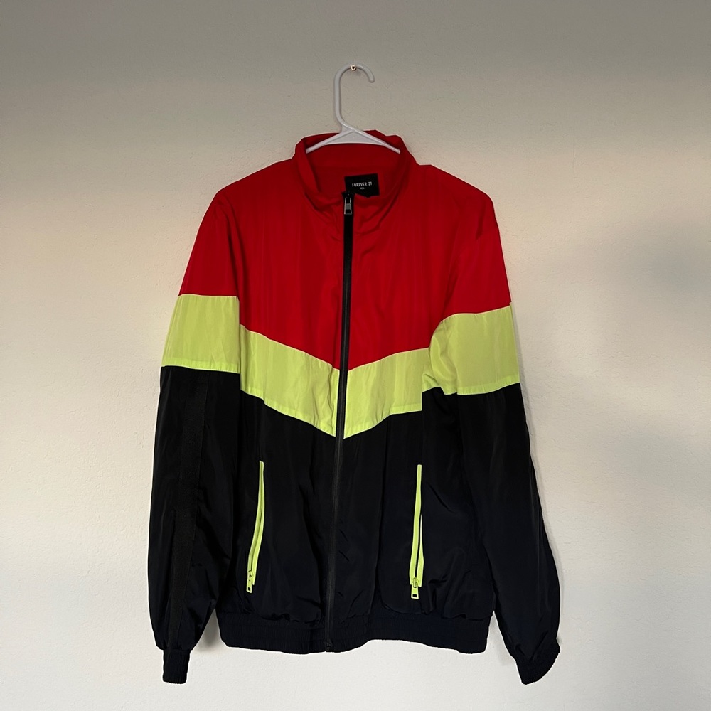 Men's Amp Windbreaker Jacket Multicolor Size L